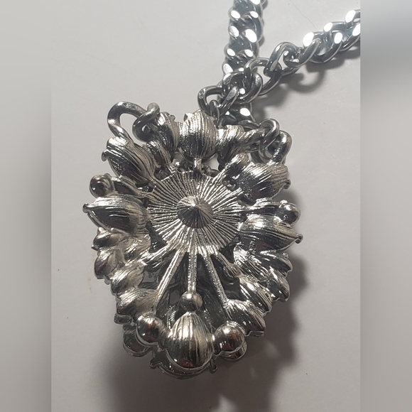 Cluster Diamond Statement Piece Necklace 3 For $20 SALE) - Picture 7 of 10